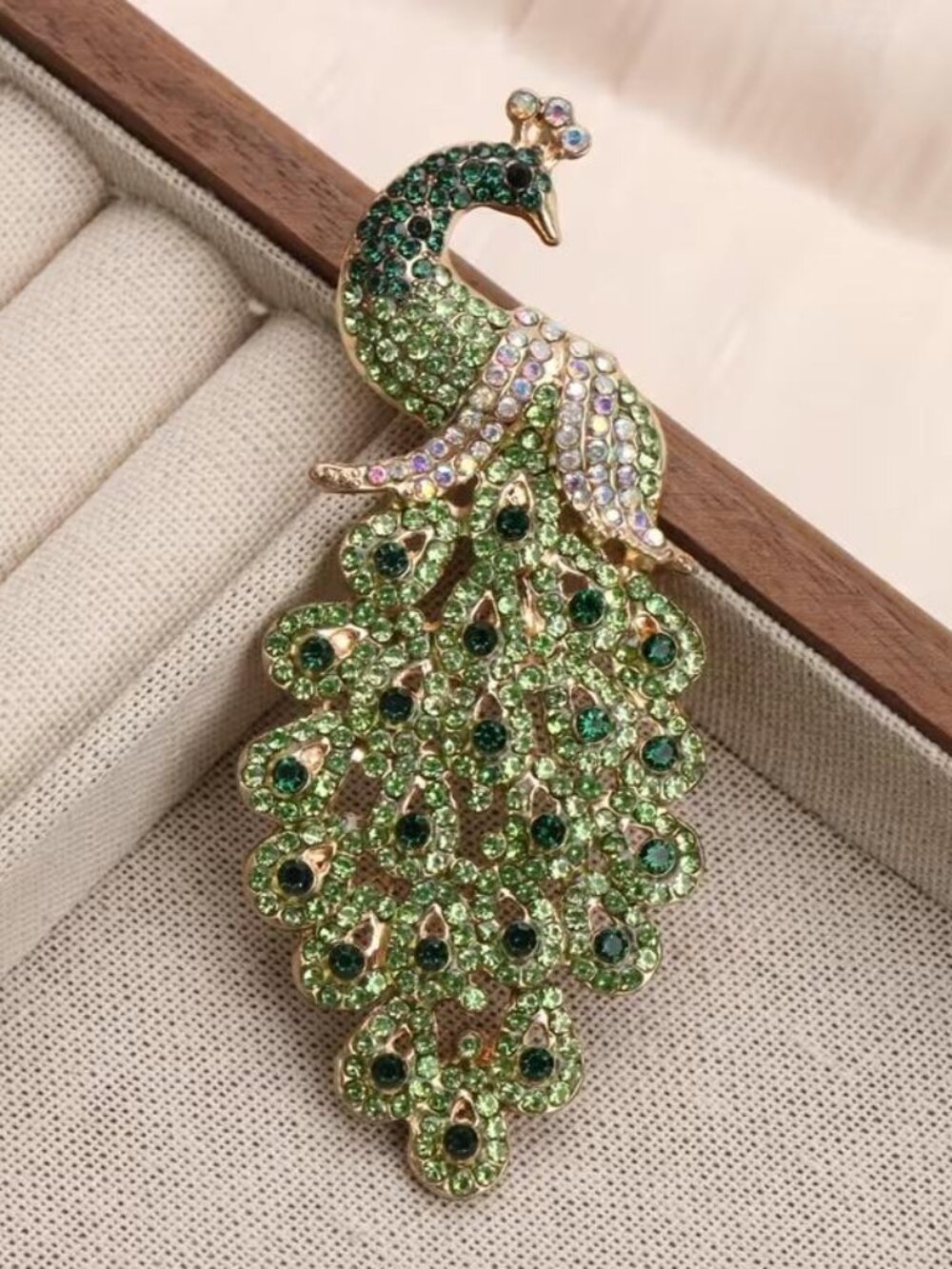 PEACOCK BROOCH